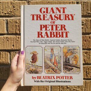 giant treasury of peter rabbit beatrix potter vintage childrens book 1980 1990